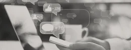 social media connection with mobile phone and lapt utc copia